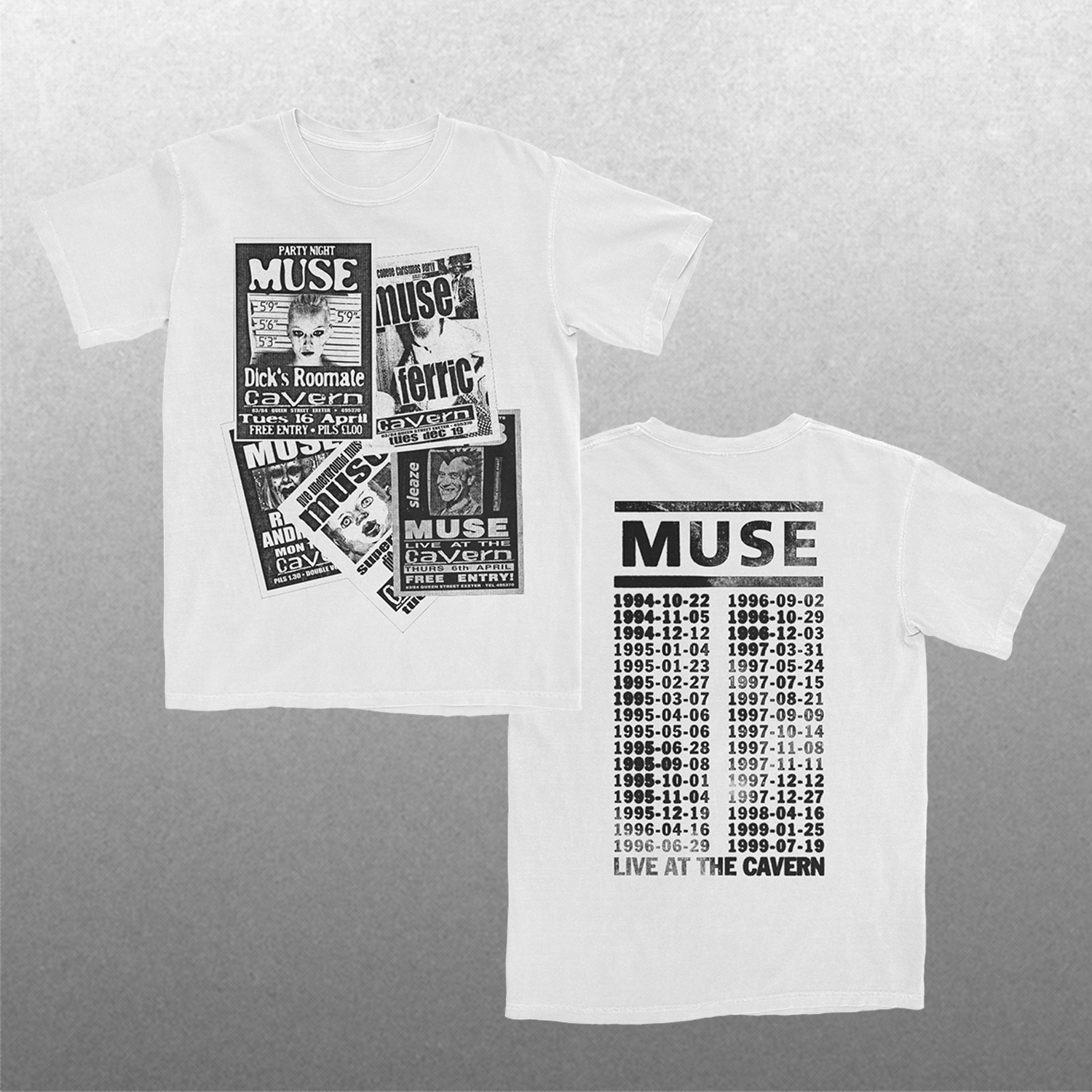 Muse tour online t shirt