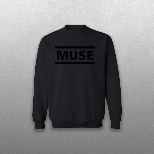 All Black Clean Logo Sweatshirt