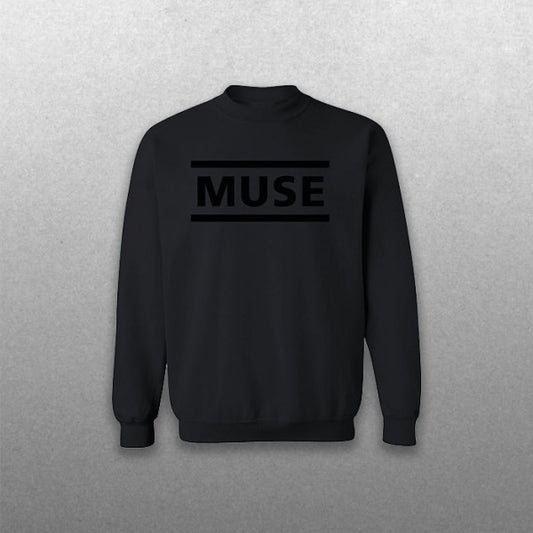 All Black Clean Logo Sweatshirt